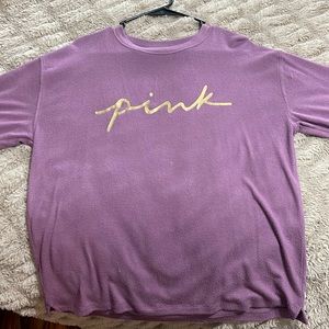PINK, size M, purple & gold color.